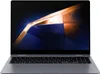 A laptop computer is shown from the front, open with the screen displaying an abstract image. Produktbild-Vorschau