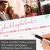 Geburtstagskalender mit Flamingo Motiv I DIN A3 I Produktbild-Vorschau 4