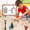 Set di porte per gnomi di Natale, 30 pezzi di porte per Anteprima dell’immagine prodotto 6