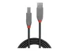 LINDY USB 2.0 Typ A an B Kabel, Anthra Line, 10m Voir les images du produit 2