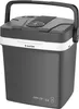 A gray and white portable cooler box with a black handle. Podgląd zdjęcia produktu