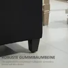 HOMCOM Luxusná lavica Čalúnená lavica s úložným priestorom Náhľad obrázku produktu 5