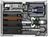 A top-down view of a tool kit case with various tools neatly organized inside. Náhľad obrázku produktu