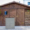 relaxdays Grauer Gartenschrank 3 Fächer Produktbild-Vorschau 6