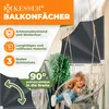 KESSER® Balkonfächer klappbar mit Wandhalterung | 140x140cm Produktbild-Vorschau 2