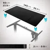 Duronic TT140 BK Schreibtisch | Tischplatte 140 x 60 x 1,9 Produktbild-Vorschau 2