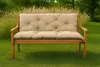 Coussin de banc de jardin 120x60x50cm beige | Coussins pour Voir les images du produit 5