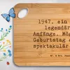 Mr. & Mrs. Panda Schneidebrett Spruch 1947 Geburtstag - Produktbild-Vorschau 3