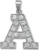 Stylischer 925 Sterling Silber Buchstaben / Initiale Damen Produktbild-Vorschau 2