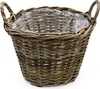 3.06 Panier à plantes en osier avec anse - env. 35 x 24 cm Voir les images du produit 1