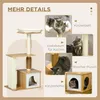 Arbre à chat PawHut, hauteur 114 cm, arbre à chat, arbre à Voir les images du produit 5