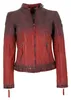 Mauritius Lederjacke Damen Cascha LAMOV rot Basics 100% Produktbild-Vorschau 3