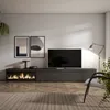 TV-Schrank, Lowboard, 317x35x45 cm, Elektrokamin XXL, Produktbild-Vorschau 2