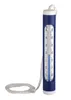 A blue and white thermometer with a rope attached. Anteprima dell’immagine prodotto