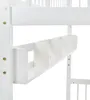 A close-up view of a white bunk bed shelf with dividers. Náhľad obrázku produktu