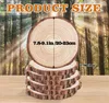 16 Stück Holzscheiben 20-23 cm Durchmesser, Runde Produktbild-Vorschau 7