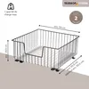 bremermann Panier coulissant pour armoire, lot de 2, 50 cm, Voir les images du produit 7