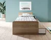Bradford Modernes Einzelbett mit 3X Schubkästen 90 x 200 cm Produktbild-Vorschau 8