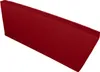 A red quilted mattress topper is shown from a diagonal angle against a white background. Náhled obrázku produktu