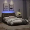 Bettgestell ohne Matratze "Hvar" Braun 140x190 cm Produktbild-Vorschau 4