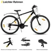 HILAND Mountainbike 26 Zoll MTB Herren Damen, mit 18 Gang, Produktbild-Vorschau 3