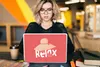 MuchoWow® Laptop Aufkleber Sticker Cover Hut - Weiß - Produktbild-Vorschau 5