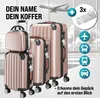 MONZANA® 4tlg. Kofferset mit Beautycase, Rose – M-L-XL – Produktbild-Vorschau 7