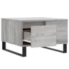 vidaXL Stolik kawowy szary Sonoma 55x55x36,5 cm materiał Podgląd zdjęcia produktu 1