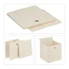 Contenitori Relaxdays, set da 4, pieghevoli, A x L x P: 30 Anteprima dell’immagine prodotto 6
