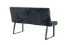 byLIVING Sitzbank Talea, 140 cm, dunkelgrau, Gestell Metall Produktbild-Vorschau 13