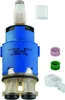 A ceramic cartridge for a faucet, with several small accessory parts. Anteprima dell’immagine prodotto