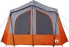 vidaXL Campingzelt 5 Personen Grau und Orange Wasserdicht Produktbild-Vorschau 6