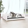 vidaXL Pelech pre psov biely 105,5x75,5x28 cm Masívne Náhľad obrázku produktu 3