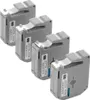 4x Brother ruban 12mm noir sur blanc M-K231 - Compatible Voir les images du produit 1