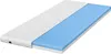 A cutaway view of a mattress topper showing its layers. Produktbild-Vorschau