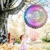 Edelstahl Windspiel 3D Hängende Wind Spinner 25cm Leicht Produktbild-Vorschau 3