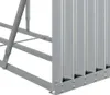 vidaXL Abri pour bois de cheminée Argenté 234x45x100 cm Voir les images du produit 6