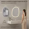 Specchio da bagno LED S'AFIELINA, 50x70 cm, asimmetrico, Anteprima dell’immagine prodotto 3