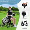 Golfový vozík COSTWAY 3 kolieska, skladací, golfový vozík s Náhľad obrázku produktu 2