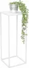 DanDiBo Flower Stool Metal White Square 70 cm Flower Stand Náhled obrázku produktu 8