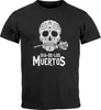 Herren T-Shirt Sugar Skull Dia De Los Muertos Totenkopf mit Produktbild-Vorschau 2