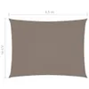 vidaXL Sonnensegel Oxford-Gewebe Rechteckig 2,5x3,5 m Taupe Produktbild-Vorschau 6