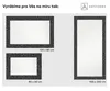 Artforma Lustro dekoracyjne z oświetleniem LED 170x80 cm | Podgląd zdjęcia produktu 2