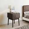 Mid-Century Modern Nussbaum Nachttisch, Schlafzimmer Produktbild-Vorschau 3