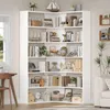 Libreria angolare - a forma di L - altezza 185 cm - 80x84 Anteprima dell’immagine prodotto 7
