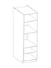 Einbaugeräteschrank MALILA – Breite 60 cm, Schwarz / Eiche Produktbild-Vorschau 2