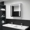 zrkadlová skrinka LED vidaXL 60x14x62 cm Náhľad obrázku produktu 2