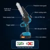 Mini kettingzaag accu 21V met automatische kettingsmering, Productafbeelding-voorbeeld 2