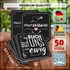50 Bierdeckel Polterabend, Herzmotiv schwarz-rosa, Hochzeit Produktbild-Vorschau 2