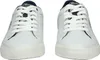 A pair of white s.Oliver sneakers shown from the front. Podgląd zdjęcia produktu